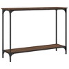 vidaXL Console Table Brown Oak 39.8 in.x12 in.x29.5 in. Engineered Wood - image 2 of 4