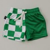 Kids Ian Mesh Color Block Basketball Shorts - Olive + Scout - 3 of 4