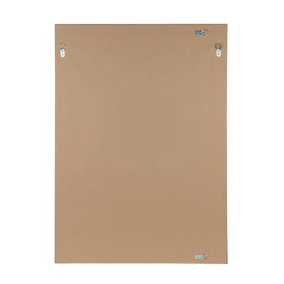 Rustic Brown Rectangular Wall Mirror, 27x39, Modern Farmhouse Design
