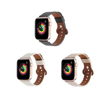 Worryfree Gadgets Apple Watch Replacement Band for iWatch Series  8/7/6/5/4/3/2/1 Series SE Fashion Wristband for Women Girls - 38/40/41mm -  Coffee