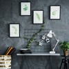 28" Architect Swing Arm Kids' Desk Lamp Matte White - Globe Electric: UL Listed, Metal Shade, 60W Max - 2 of 4