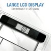 DMI Tempered Glass Digital Bathroom Scale with Large LCD Screen, Auto-on Activation, 440 LBS Weight Capacity, Clinically Accurate - 2 of 4