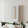 GlasFlength Decorative Wall Mirrors Bathroom Decor Cabinet Accent Mirror Vanity Medicine Cabinet Mirrors for Bathroom Wall, White, 15.3"*5"*25.7" - 2 of 4
