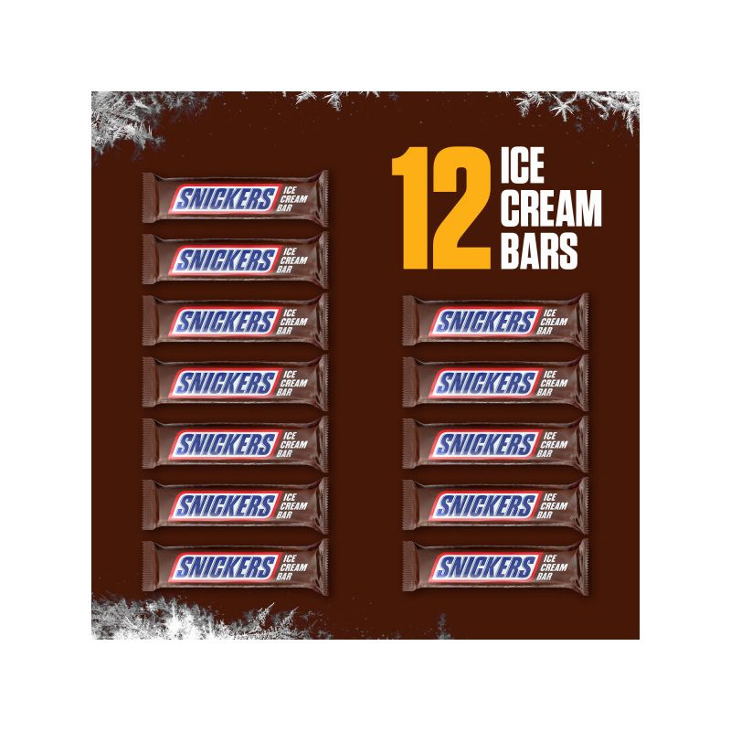 Snickers Ice Cream Bars - 12ct/24oz, 4 of 8