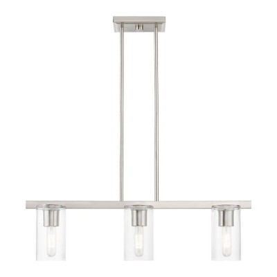 Livex Lighting Clarion 3 - Light Chandelier in  Brushed Nickel
