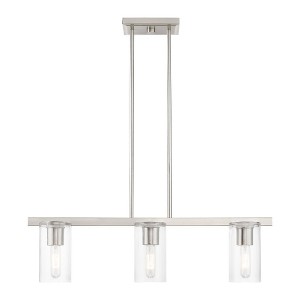 Livex Lighting Clarion 3 - Light Chandelier in  Brushed Nickel - 1 of 4