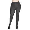 Memoi Boston Ribbed Cotton Blend Sweater Tights - 2 of 4
