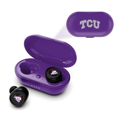 NCAA TCU Horned Frogs True Wireless Bluetooth Earbuds