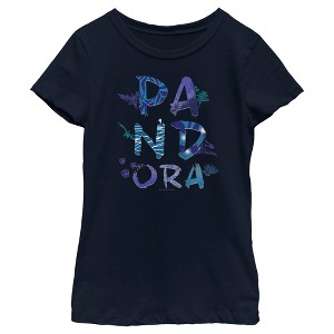 Girl's Avatar Pandora Flora and Fauna Logo T-Shirt - 1 of 4