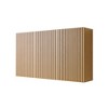 Akoasm 41 Inch Narrow Bathroom Storage Cabinet Composed of 3 With Drawers And Shelves Used Combination Individually-Oak - 3 of 4
