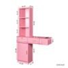 SKRAN Multi-Layer Storage Hair Desk, Modern Simple Design with Large Storage Space for Bedroom or Barbershop Use - 3 of 4