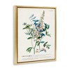 Stupell Industries Flowers And Leaves Vintage Design Floating Frame Canvas Art - 2 of 4