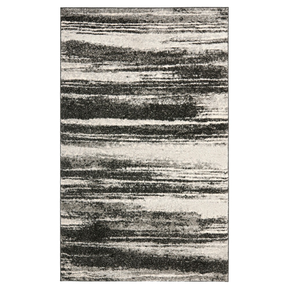 Ulla Area Rug - Dark Gray / Light Gray ( 4' X 6' ) - Safavieh