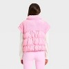 Women's High Pile & Puffer Mix Vest - JoyLab™ - 2 of 3