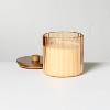 2 Wick Glass with Wooden Lid Jar Candle Cream 12oz - Hearth & Hand™ with Magnolia - 3 of 3