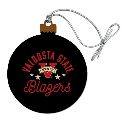 Valdosta Blazers Wood Christmas Tree Holiday Ornament