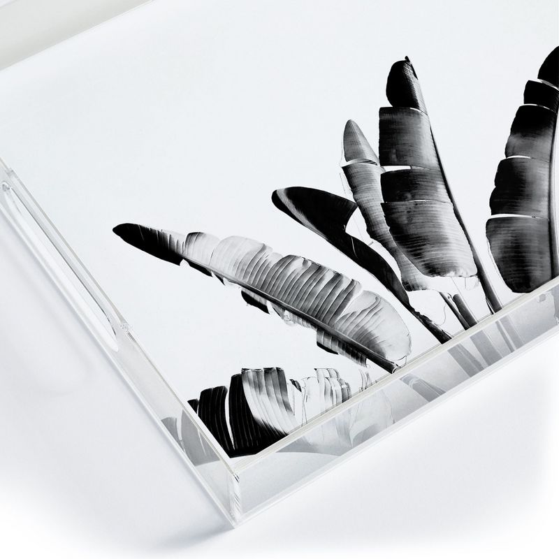 Gale Switzer Traveler Palm Bw Acrylic Tray - Deny Designs, 3 of 5