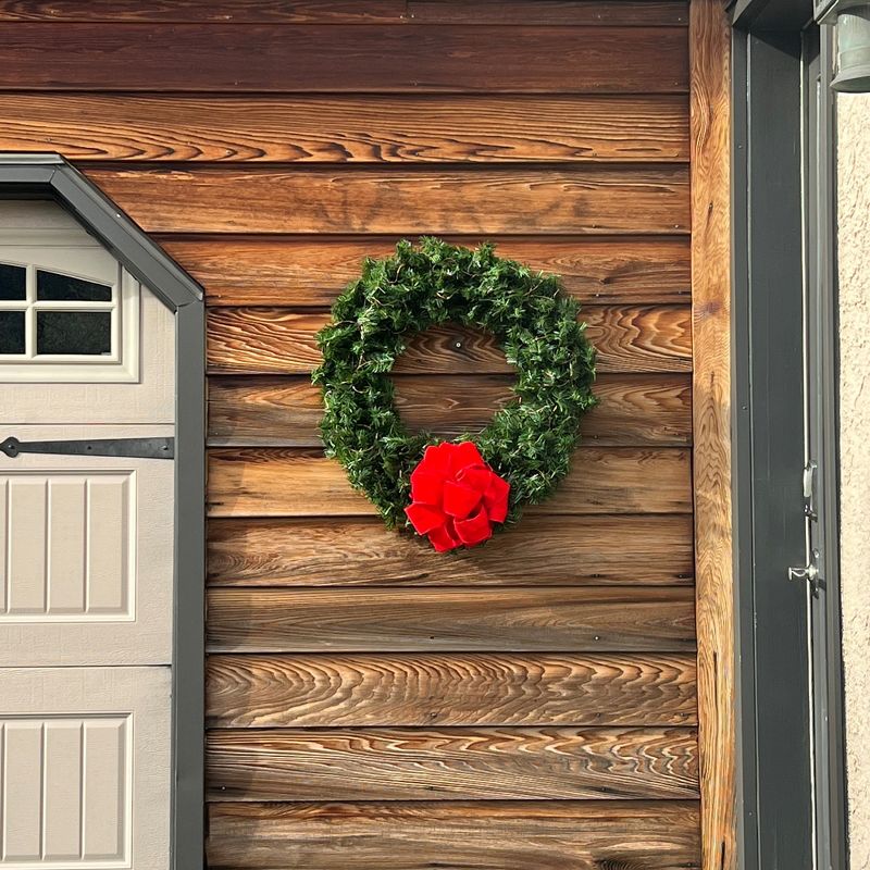 Northlight Canadian Pine Artificial Christmas Wreath, 30-Inch, Unlit, 4 of 8