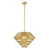 Livex Lighting Amsterdam 1 - Light Pendant in  Satin Brass - 4 of 4