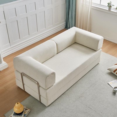 Aukfa Modern Multi-Functional 3-Seater Corduroy Sofa Bed with Versatile Layouts,Ergonomic Design,Luxury Comfort