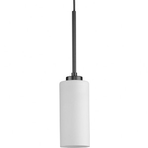 Progress Lighting Cofield 1-Light Pendant, Matte Black, Glass Shade - 1 of 1