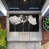 Stupell Industries Trio in Light on Black Printed Outdoor Door Mat, design by Lanie Loreth, 18"x30" - 4 of 4