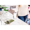 100 North 20 Ounce Stainless Steel On the Go Travel Tumbler With Push Top Lid, Hustle for the Muscle White - 4 of 4