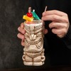 Viski High Tide Tiki Mugs - Hand Painted Ceramic Tiki Glasses for Cocktails - Tiki Barware 14.5oz Highballs Set of 2 - 3 of 4