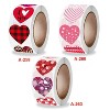 Roll Pack Valentine Day Heart Love Sticker Self-adhesive Label, Size: 2.5cm / 1 Inch(A-260) - 3 of 4