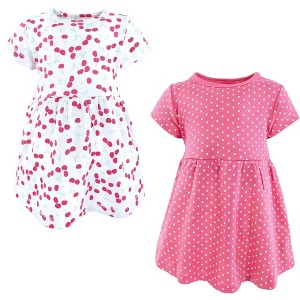 Luvable Friends Hudson Baby Short-Sleeve Dresses 2pk - 1 of 2