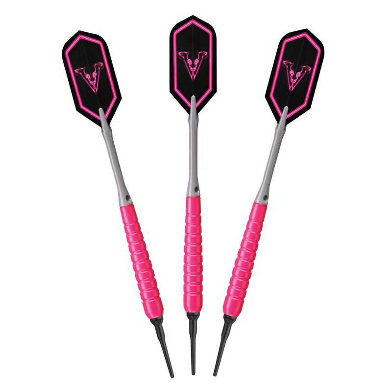 Viper V Glo Soft Tip Darts with Black Casemaster Neon Pink - 100ct Box, 2 of 5