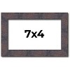 PosterPalooza | Photo Size Slim Profile Brown Frame - UV Acrylic, Foam Board Backing, Hanging Hardware - 2 of 4