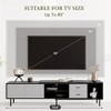 LOVSON Modern TV Stand for 80'' TV with 2 Doors, Media Console Table, Entertainment Center with Large Storage Cabinet for Living Room, Bedroom - 3 of 4