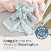 Bearington Baby Lil' Spout Cuddle Me Sleeper, Gray Elephant Large Size Security Blanket, 28.5" x 28.5" - 2 of 4