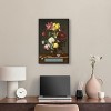 Art Remedy Ambrosius Bosschaert the Elder - Bouquet of Flower in a glass vase Classical vintage floral vase wall art Framed - 2 of 4