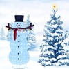 60 Inch Plush Lantern Snowman Indoor Outdoor Christmas Holiday Decoration - 3 of 4