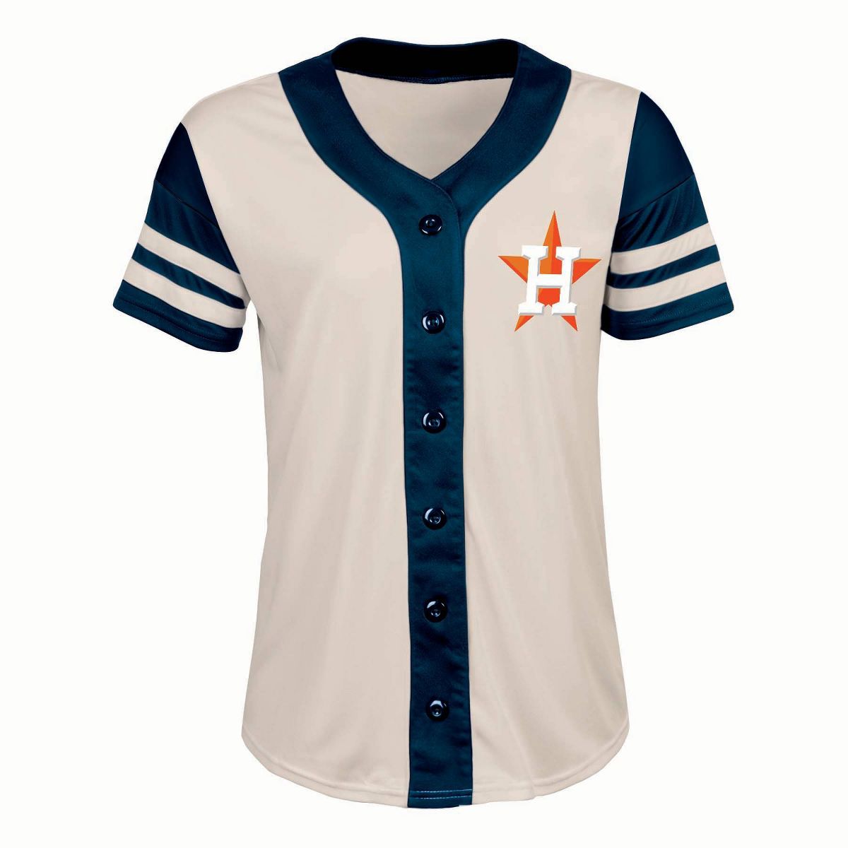 MLB Houston Astros Women's Antique White Jersey