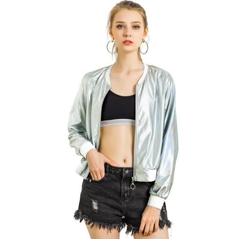 Holographic hotsell skirt jacket