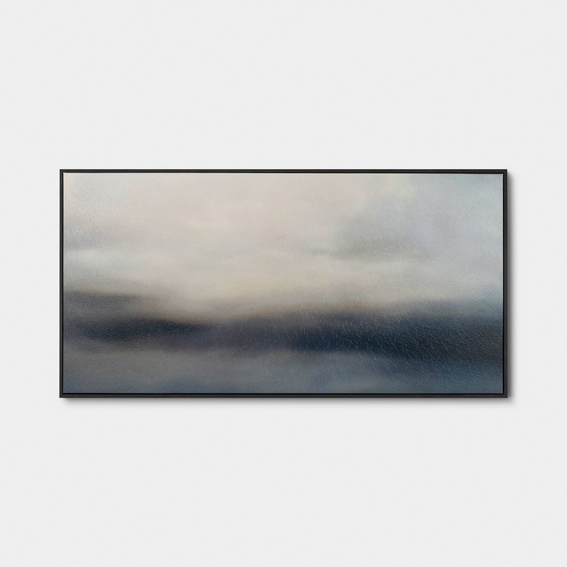 47"x24" Hazy Abstract Framed Wall Art - Threshold™