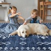 COZONY Runner Rug, Washable Geometric Vintage Carpet, Non-Slip Low Pile Mat, Distressed for Entryway Hallway Kitchen Laundry Room - 4 of 4