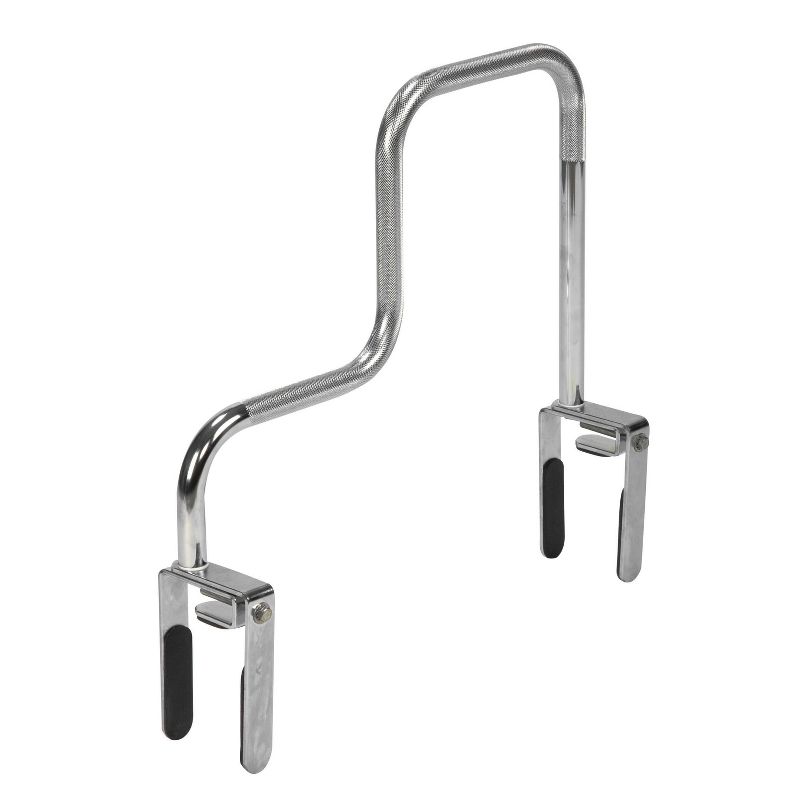 DMI Rust Resistant Grab Bar Tub and Shower Handle for Safety and Stability Chrome - HealthSmart, 1 of 6