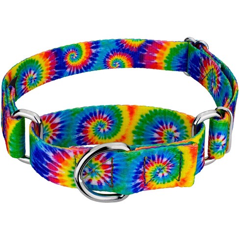 Country Brook Petz Classic Tie Dye Martingale Dog Collar 1 Inch Large