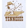 Boys' - Peanuts - Tennessee Fishing Snoopy Short Sleeve Graphic T-Shirt - 2 of 4