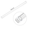 Unique Bargains Lamp Lantern Water Cooling System Acrylic Round Pipes Clear 2 Pcs 14" - 2 of 4