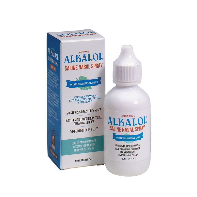 Alkalol Saline Nasal Spray - 1.69 fl oz, 1 of 5