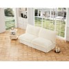 NicBex Couches for Living Room Single Deep Seat Sofa Couch Corduroy Slip-covered Armchair with 1 Big Back Cushion and 2 Big Toss Pillows - 4 of 4