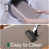 Washable Door Mat 24x36 Beige Dirt Trapper Indoor Entrance with Absorbent Interior Non - Slip Rubber Backing - 4 of 4