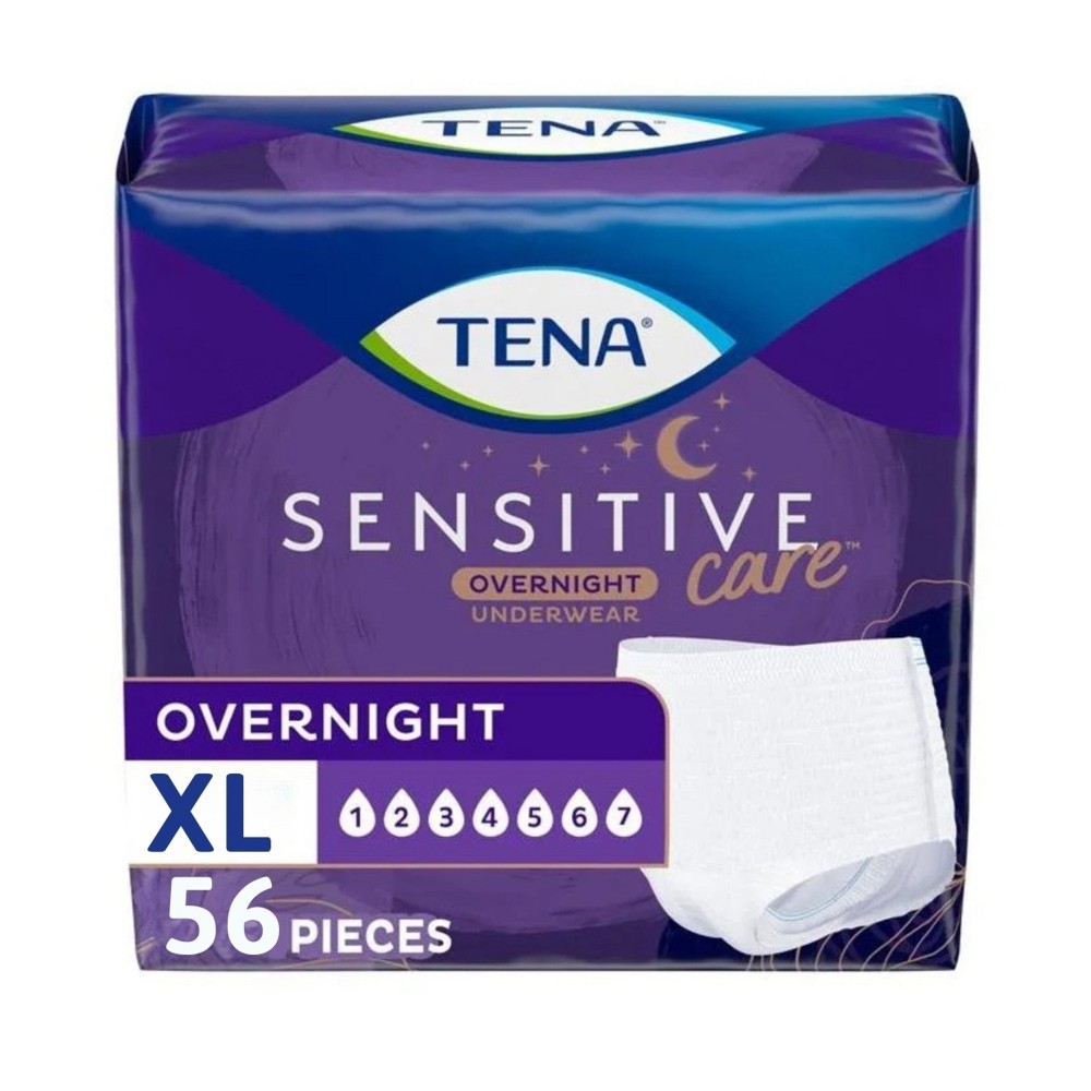 Tena Sensitive Care Overnight Incontinence Underwear for Women - XL - 56ct