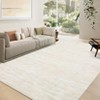 Washable Modern Solid Non Slip Area Rugs for Bedroom Living Room, Low Pile Soft Carpet for Home Office - 2 of 4