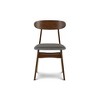 New Classic Furniture, Morocco Dark Gray Solid Wood Dining Chair (Set of 4) - 3 of 4